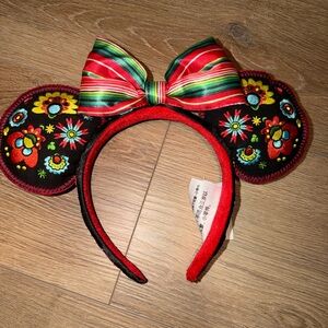 Colorful Floral Disney Park Mouse Ears Headband